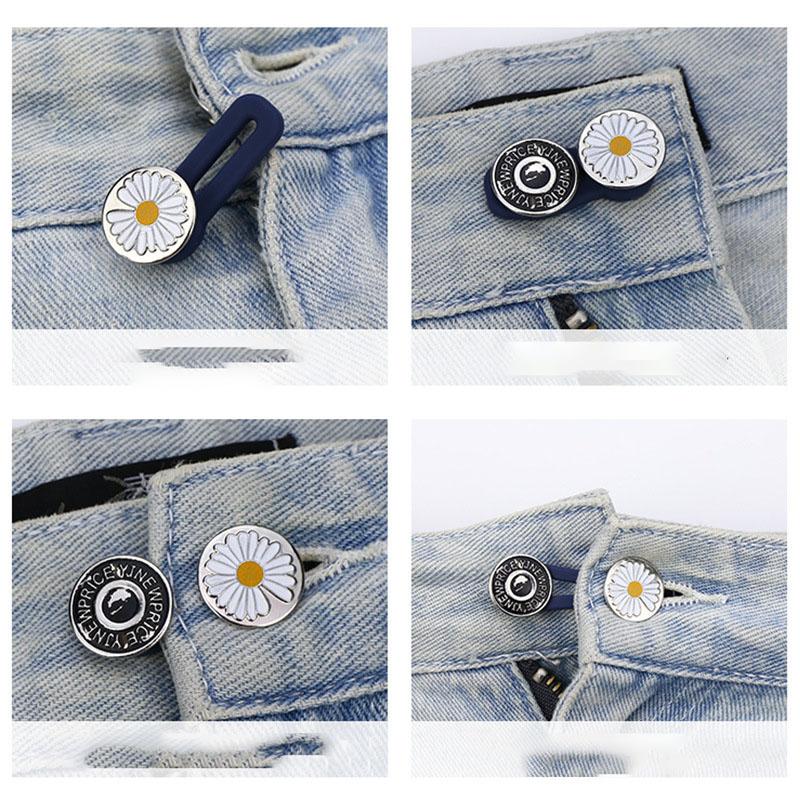 Pants Button - Nail-Free, Removable, Universal Button, Jeans Extension Button, Adjustable Stretch Button
