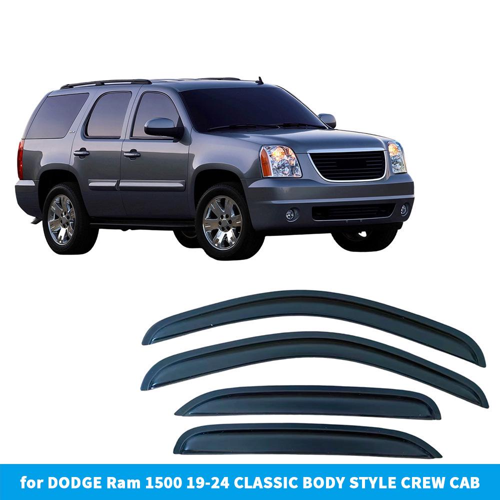 Dodge Ram 1500 '19-'24 Classic Crew Cab Rain Shields