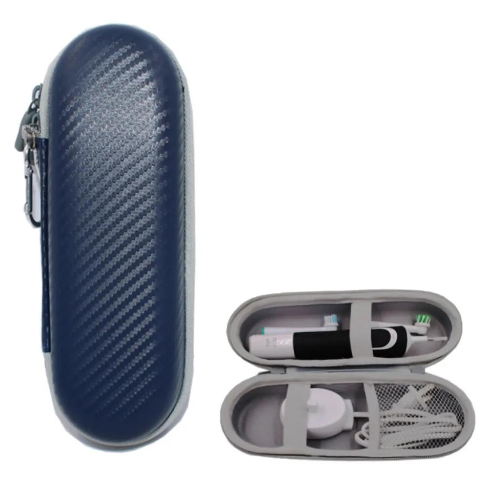 EVA Electric Toothbrush Storage Box Empty Protective Electric Toothbrush Case with Handle Large Capacity Toothbrush Travel Case
