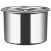 Stainless Steel Condiment & Oil Storage Jars with Lids