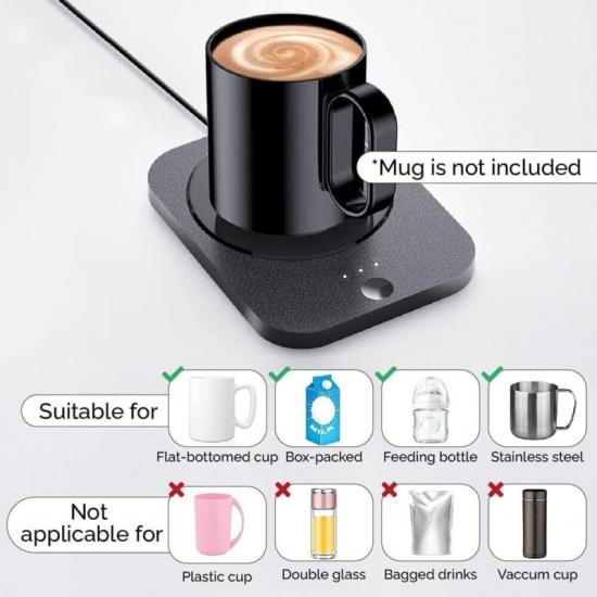 Coffee Cup Warmer USB Electric Mug Tea Milk Heater Pad Office Home Heating Plate