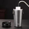 Ceramic Liner Travel Cup With Lid Leakproof Insulated Thermal Mug Coffee Cup Keep Hot And Cold Tumbler