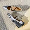 Fashion Pointed Toe Women Shoes Summer New Fashion Sandals 2025 Luxury Dress Party Women Marie Janes Shoes Buckle Zapatos Mujer