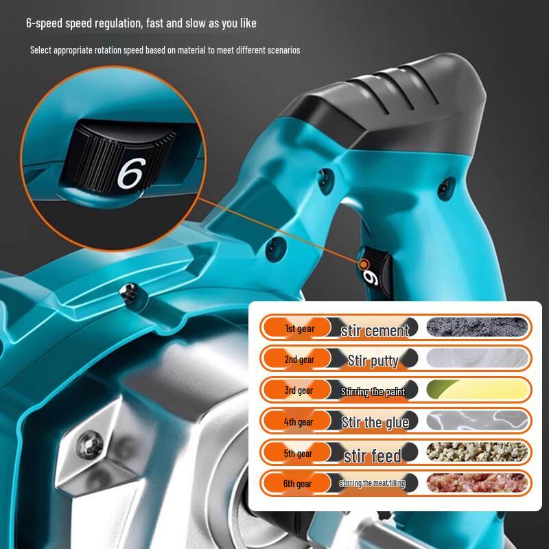 High-Power Multi-Purpose Mixer Drill CN Plug (adapter Included)