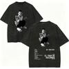 Vintage Washed Rapper Kris R Tshirts Men Women Clothing High Street Fashion Trend T Shirt High Quality Cotton Oversized Tshirt