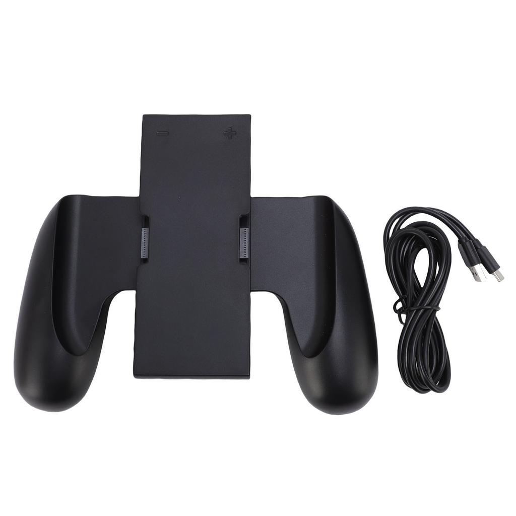 Charging Grip Fit for Switch 2 Controller Play While Charging Dual LED Indicators Magnetic Game Controller Charger Grip