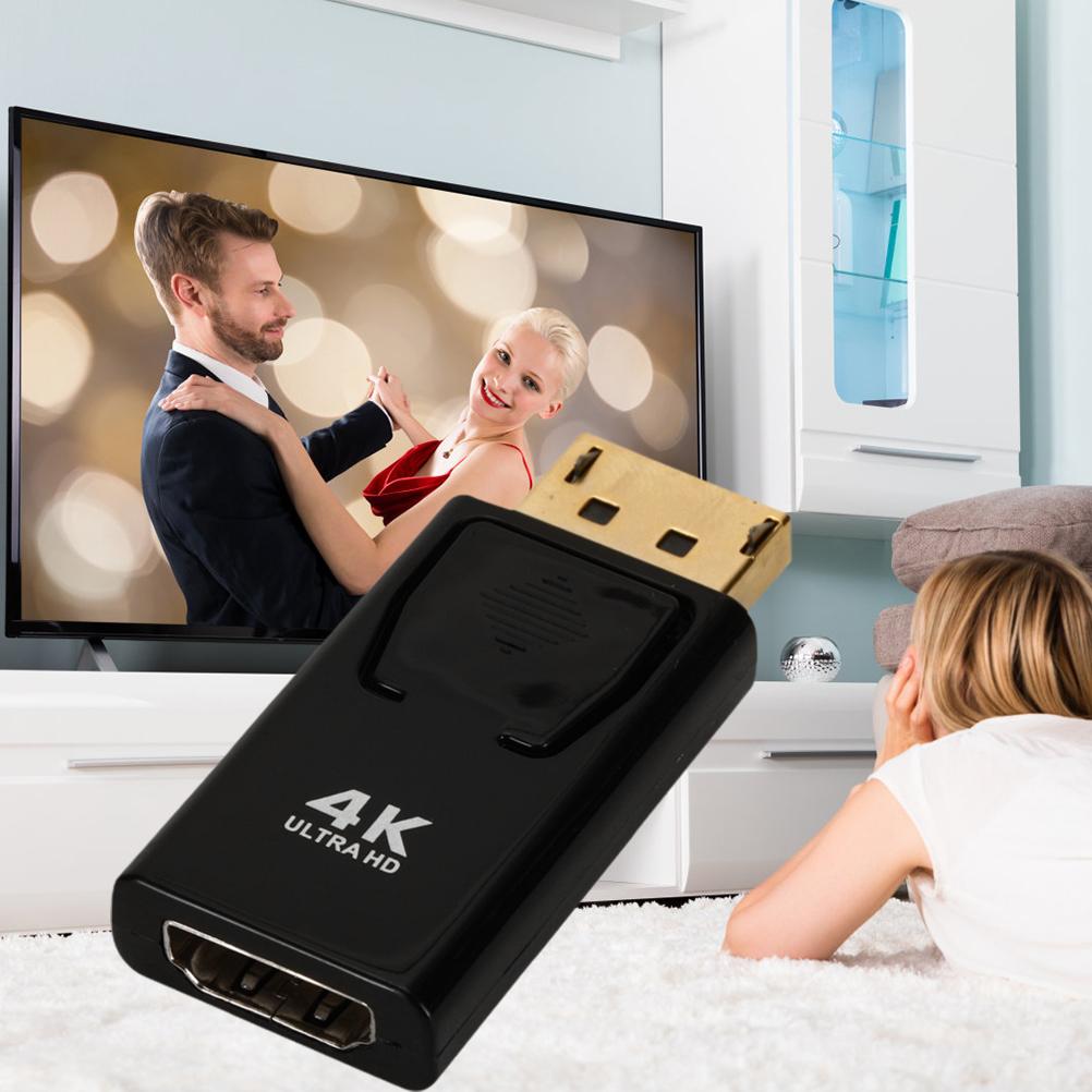 4K-kompatibel für DisplayPort zu High Definition Multimedia Interface Adapter Kompatibel für DP Stecker zu High Definition