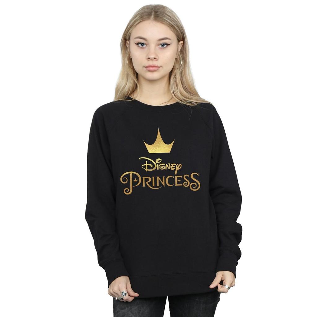 Disney Womens/Ladies Princess Crown Logo Sweatshirt