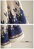 2019 Winter College Style Cute Patchwork Rabbit Ear Hooded Fleece-Lined Cape Coat