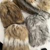Women Harajuku Fuzzy Plush Leg Warmers Japanese JK Winter Warm Thickened Furry Boots Cover Vintage Leg Sleeve Long Socks