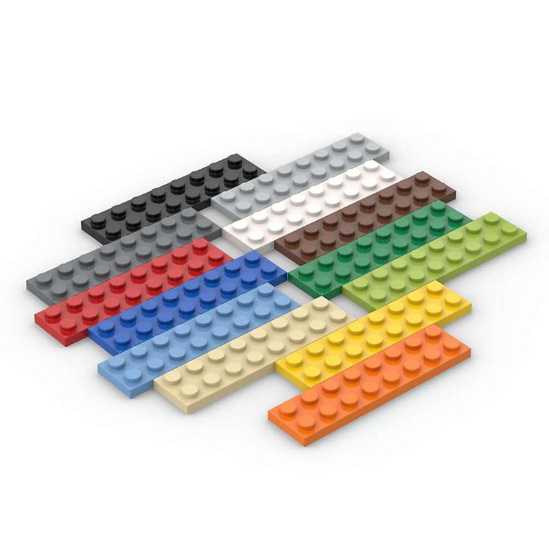 20pcs/lot Bulk Blocks Constructing Bricks Thin 2X8 Educational Assemblage Construction Playthings for Children Works With 3034