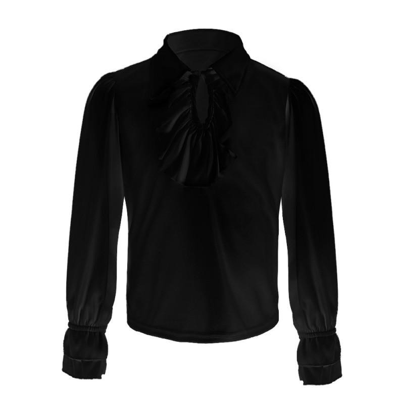Vampire Renaissance Victorian Ruffled Medieval Halloween Costume Pirate Knight Kids Performance Wear