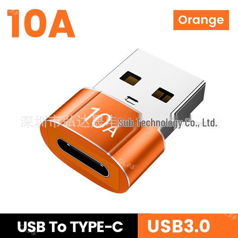 USB To Type-C Male To Female Charger, 6A Mobile Phone Adapter & USB-C Port Converter