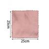5pcs Glass Cleaning Cloth Microfiber Dish Washing Cleaning Cloth Efficient Reusable Wiping Absorbent Rag Kitchen Supplies
