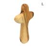 Palm Cross Olive Wood Smooth Hand Cross Wooden Prayer Cross Christ Ornaments Holding Crosses Religious Charm Necklace Pendant