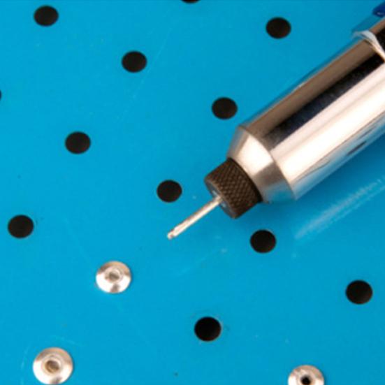 1 Set Metallnieter, komfortabler Griff, hohe Härte, rutschfester Griff, müheloser legierter Stahl, hohe Festigkeit, elektrische Nietmaschine für die Werkstatt