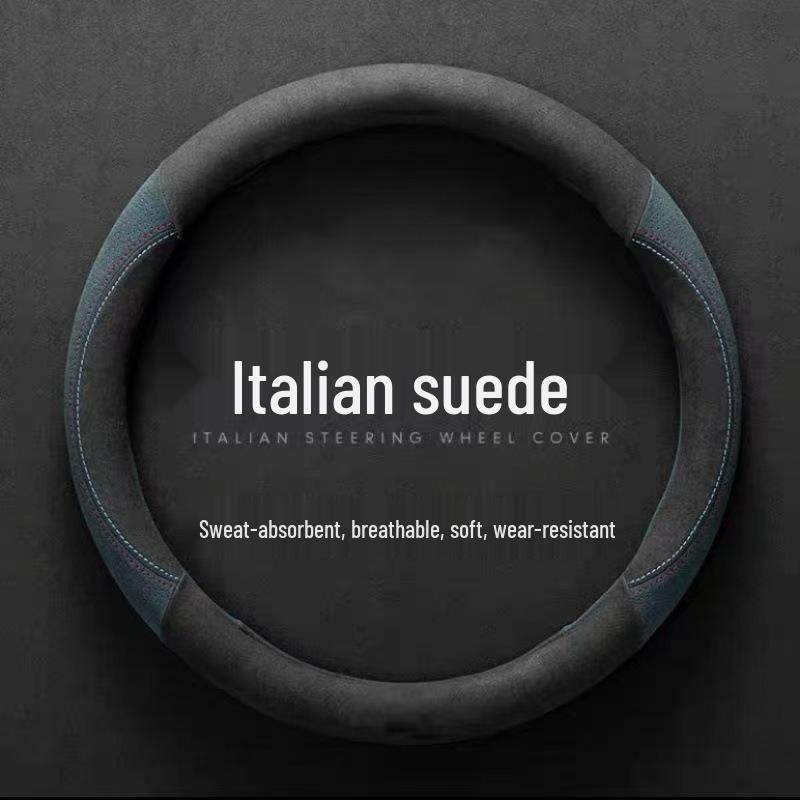 Compatible Winter Suede Steering Wheel Cover for Mercedes C260L, E300L, GLC300L, GLB200