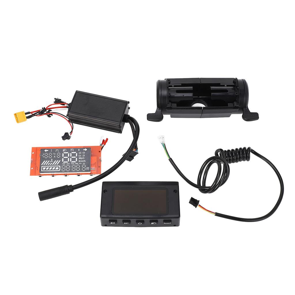 Sada ovladače elektrické koloběžky 36V 350W Ovladač motoru Panel měřiče displeje Díly pro