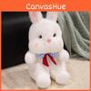 Bow Rabbit Tie Plush Toy Cartoon Stuffed Animal Doll Cute Kids Gift Birthday