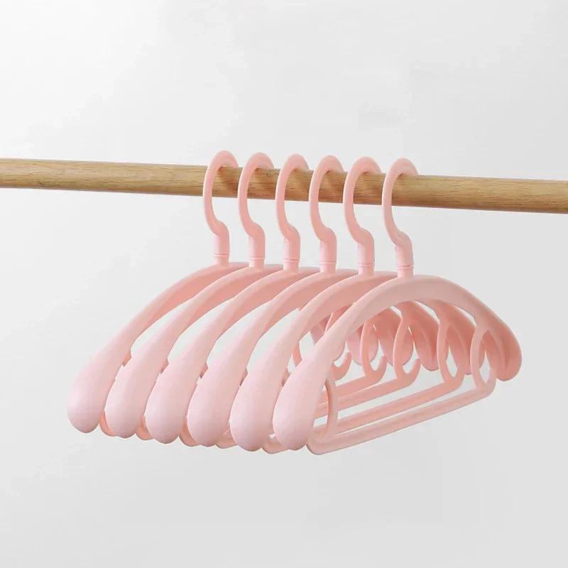 5Pcs/pack Traceless Clothes Hanger Closet Organizer Widen Clothes Drying Rack Coat Display Hanger Wardrobe Hanger Racks