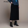 PORTS Women's Autumn/Winter Elegant Wide-Leg Pants