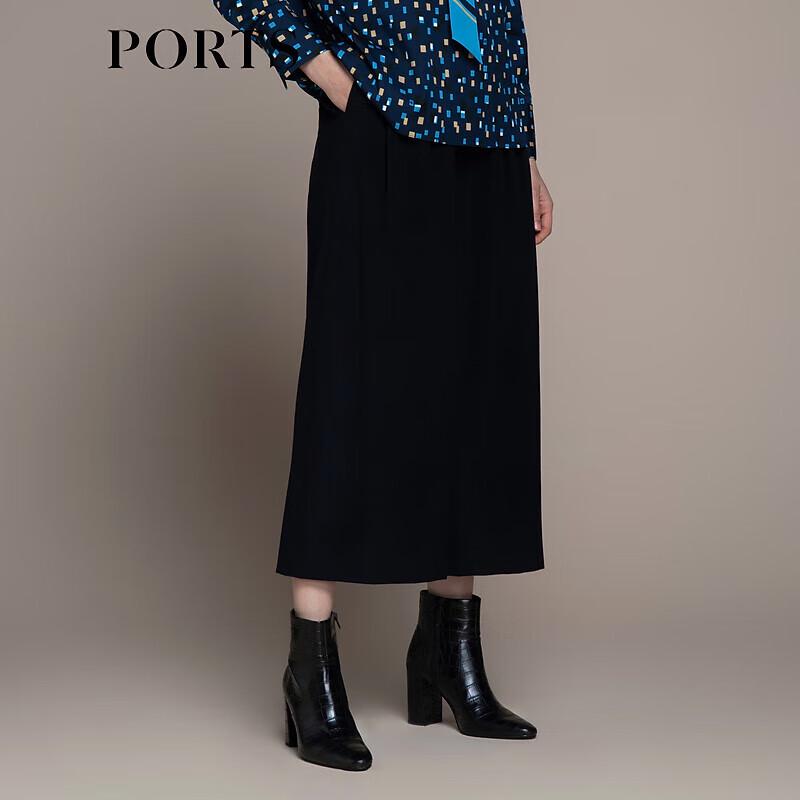 PORTS Women's Autumn/Winter Elegant Wide-Leg Pants