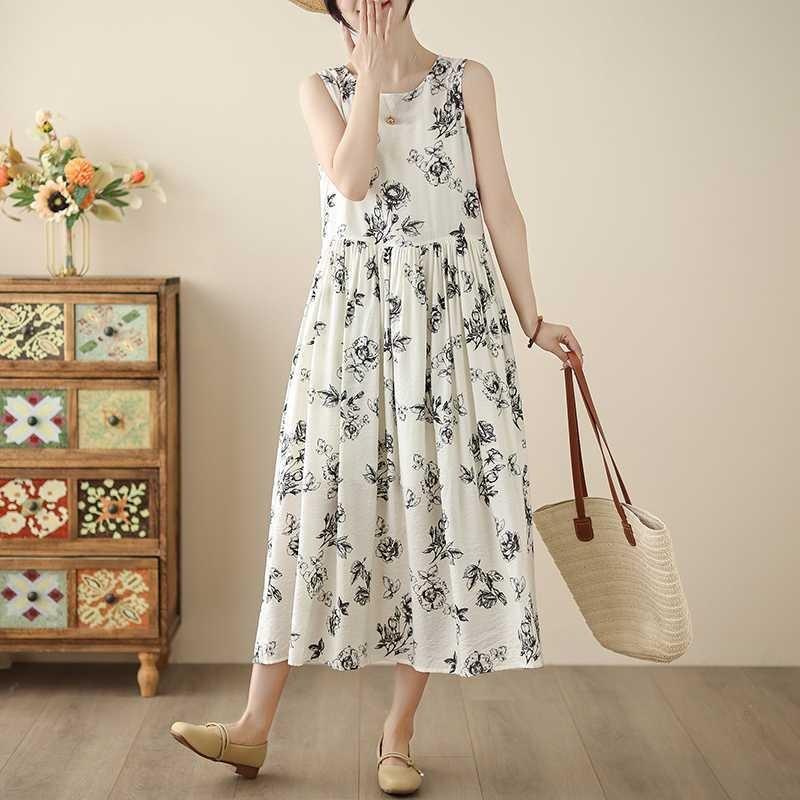 Women's Cutout Back Cotton Dress