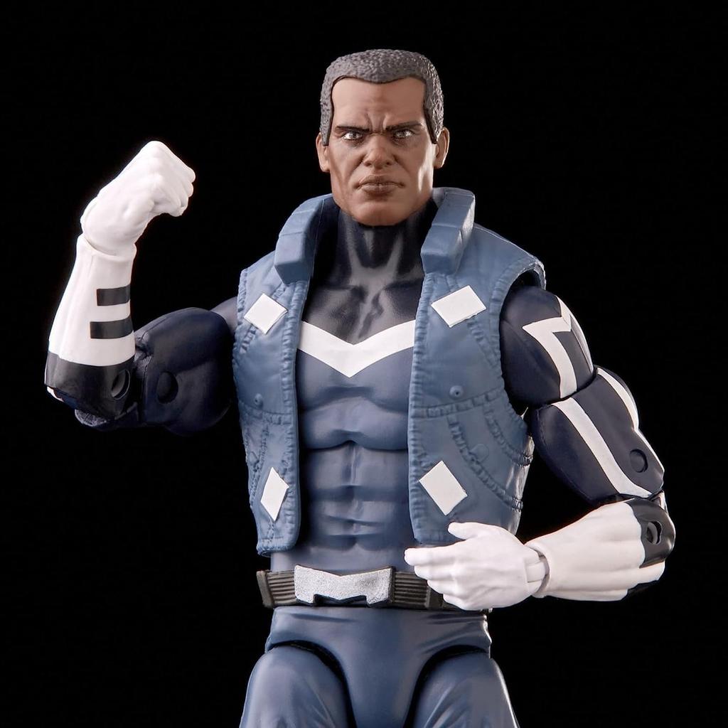 Hasbro Marvel Legends Series Blue Marvel F4792 Authentic Action Figure with Ultimate Costume and Parts 6-Inch Accessories, Build-A-Figure