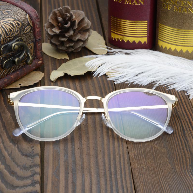 

Очки в корейском стиле, круглые, унисекс, оправы из TR90 - Ретро, сверхлегкие и модные, совместимые с линзами по рецепту