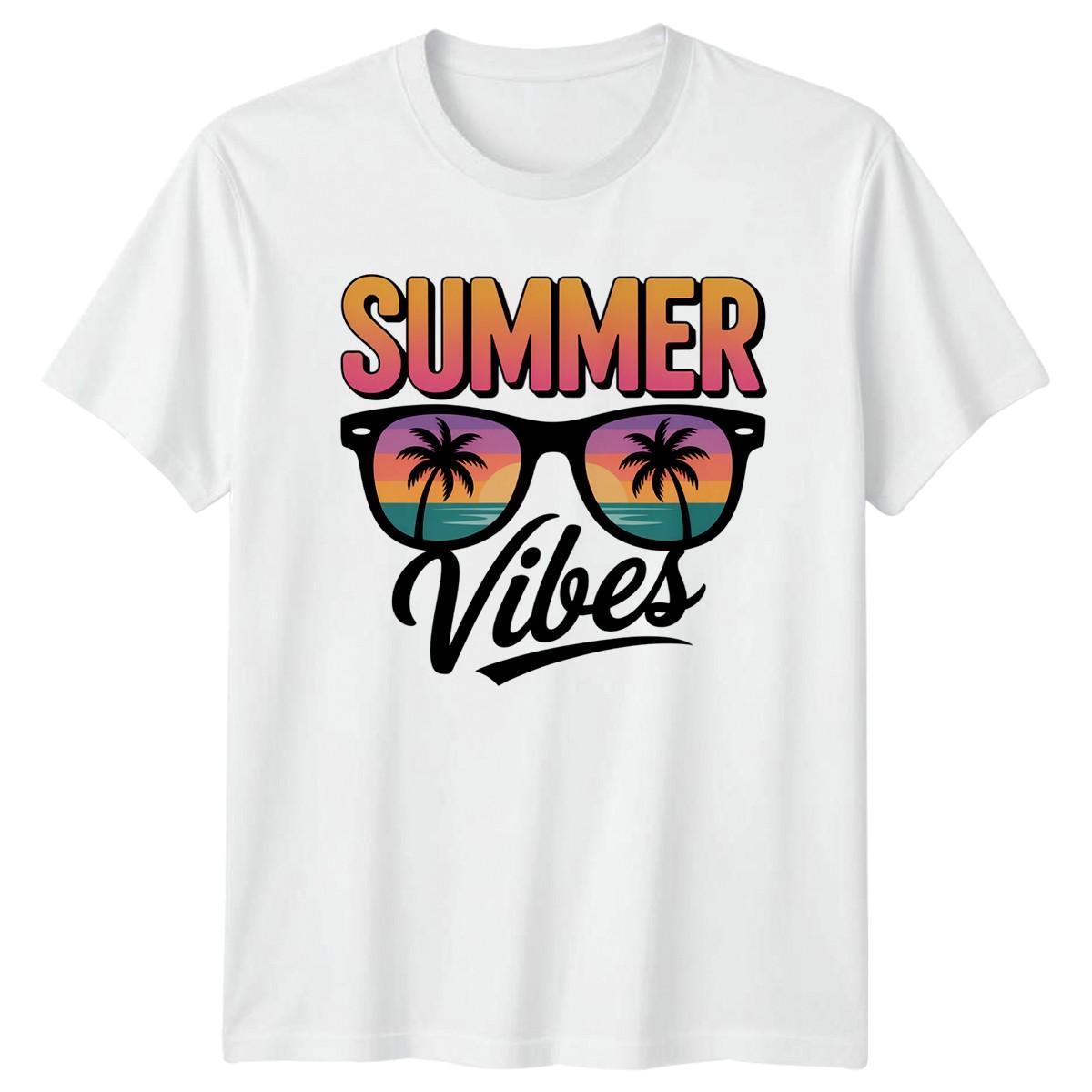 Summer Vibes T-Shirt Beach Life Summer Gift For Him And Her XXXXL