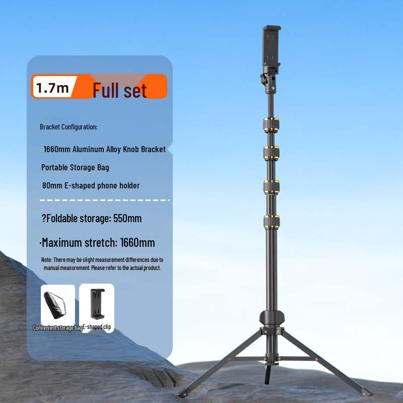 Folding Tripod Selfie Stick & Mobile Support Stand