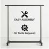 Simple Coat Rack, Movable Clothes Drying Rack, Freestanding Indoor Room Hanging Rack, Household Bedroom Clothes Storage Rack