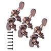 Copper Color Guitar Locking Tuners 3 Left 3 Right Guitar Head Knobs  Guitar Replacement