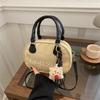 Women's Deerskin Suede Handbag - Vintage Bowling Crossbody Bag 2025 Trend