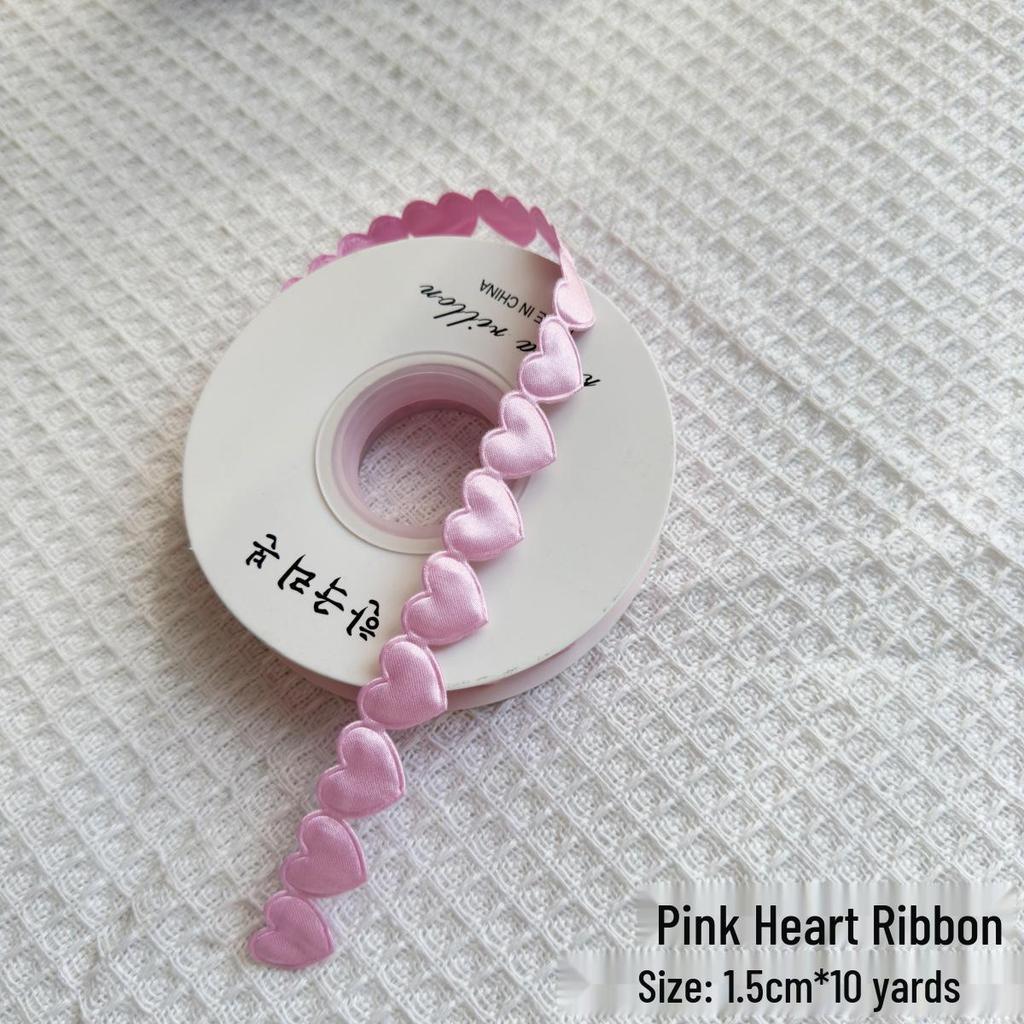 Valentine's Day Heart-to-Heart Satin Floral Ribbon Bow Cake Box Tie