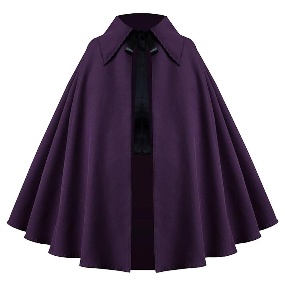 Gothic Costume Cloak With Polyester Fabric For Themed Events And Cosplay Fans