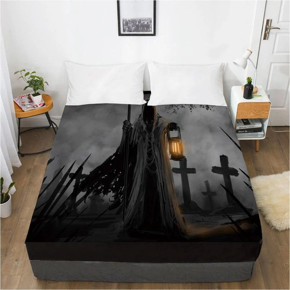 Cartoon Hallowmas Children's Elastic fitted sheet bed sheet With An Elastic Band Mattress Cover Bed cover for kids baby PARTY
