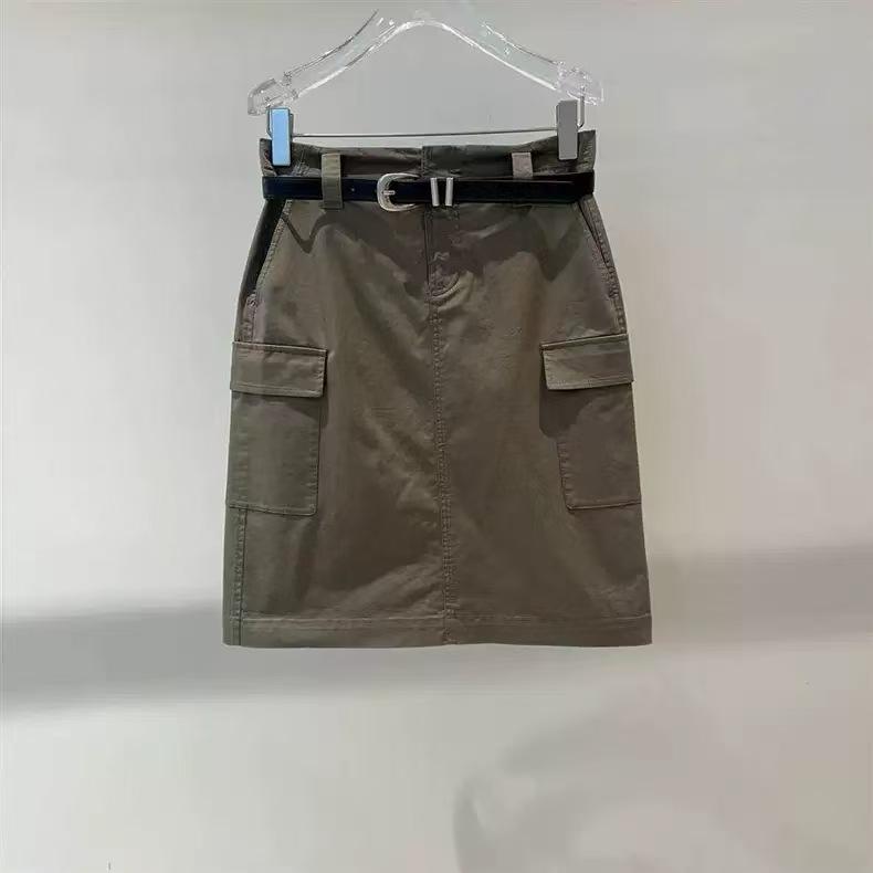 Spring 2026 Casual Slimming A-line Workwear Skirt BR351145 Small