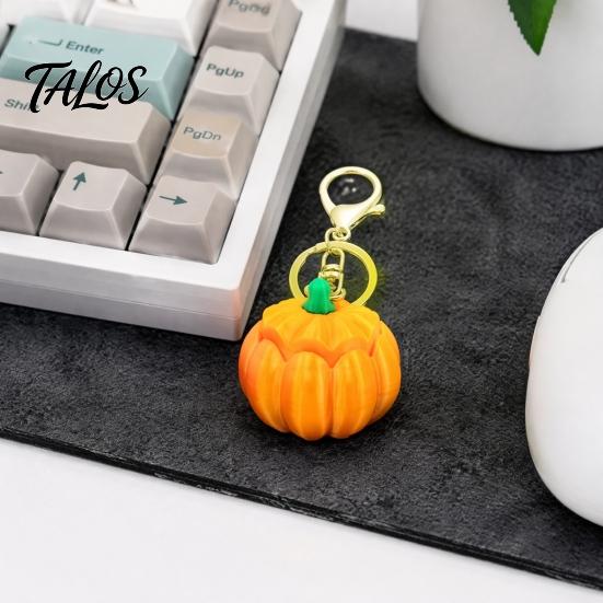 Tactile Decompression Toy for Adults Halloween Fidget Clickers, Cute Mini Black Cat Pumpkin Skeleton Keychain, Quiet Office School 3D Printed Clicker
