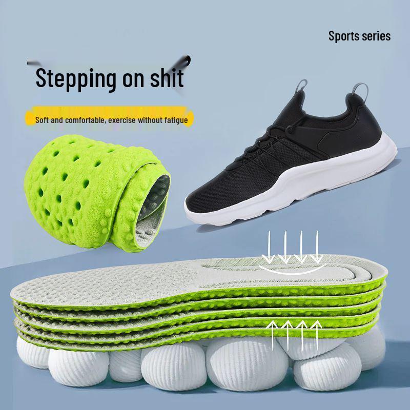 Comfort Soft Military Sports Insoles: Breathable, Sweat-Absorbing, Deodorant, and Anti-Fatigue