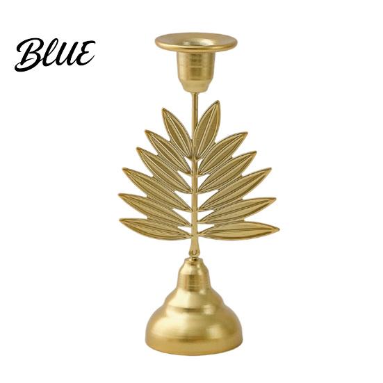 Farmhouse Table Centerpiece Vintage Metal Candle Holder Romantic Candlestick Dinner Centerpiece