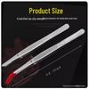 Xidien Long Bent Head Stainless Steel Tweezers