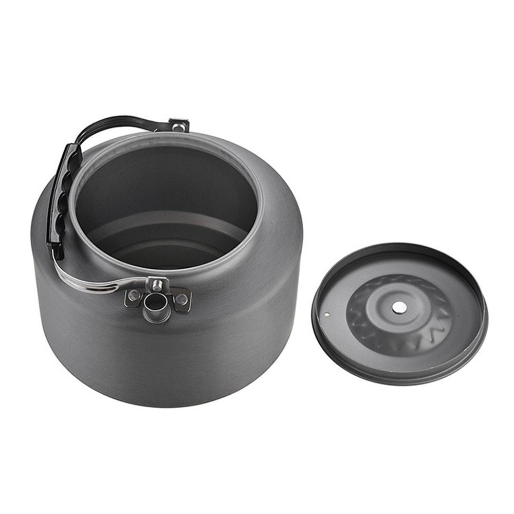 Camping Kettle for Open Fire 2L Camp Kettle + 4*360ML Stainless Steel Cups with Heat-Resistant
