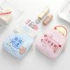 Cute Cartoon Sanitary Pad Organizer Pouch Women Multipurpose Makeup Bag Travel Storage Case With Zipper