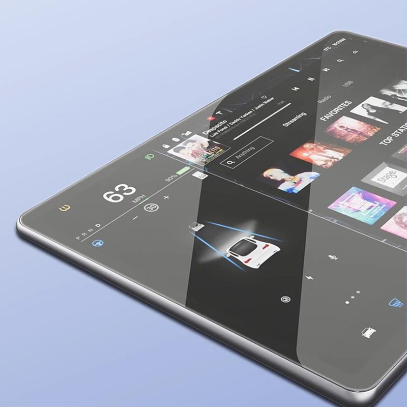 Car Central Control Screen Tempered Glass Film for Tesla Model 3 Y Juniper Highland Anti-Scratch HD Clarity Film Accessories