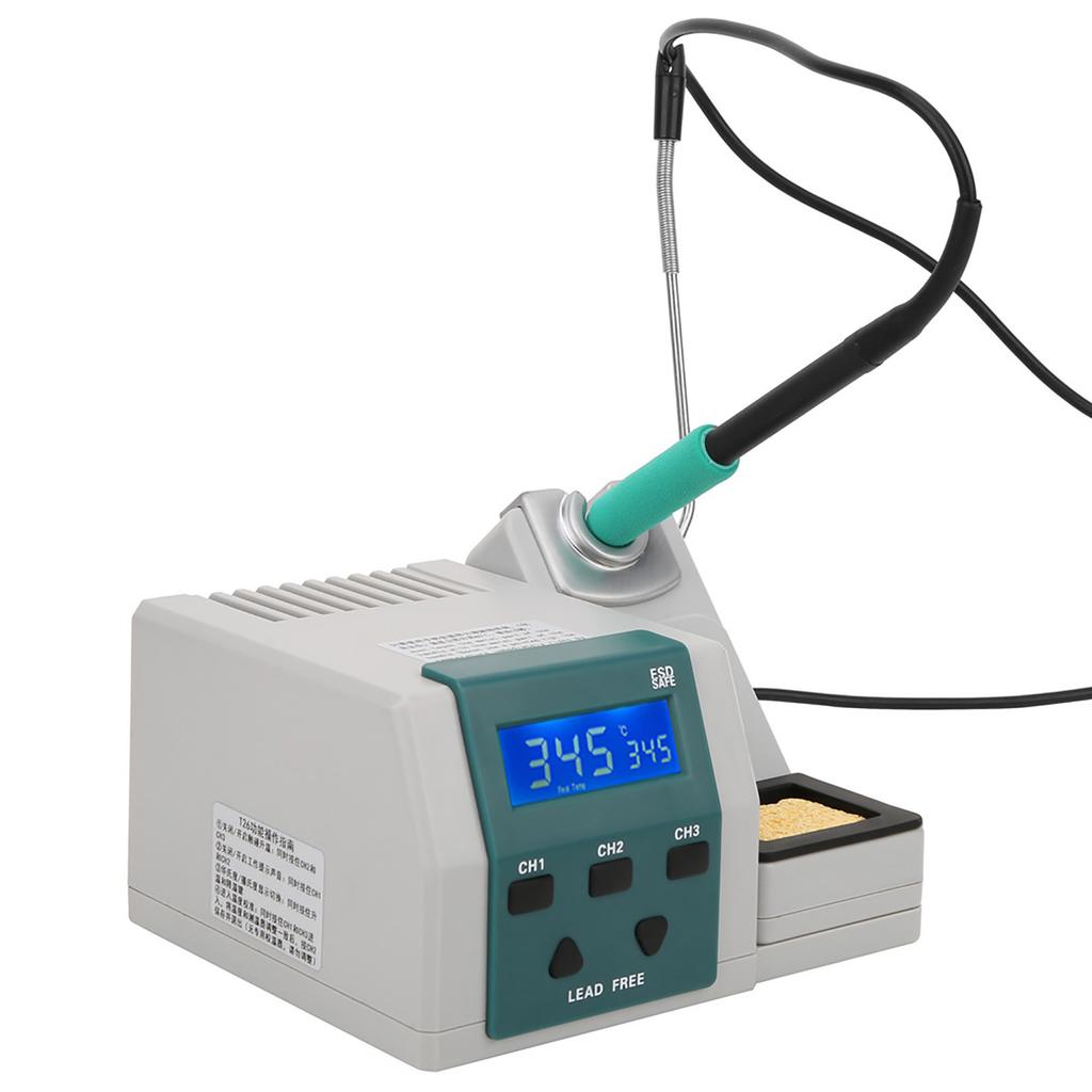 Soldering Station 2s Rapid Heating Accurate Temperature Control 3 Storage Channel T26 120WEU Plug 220V(Including