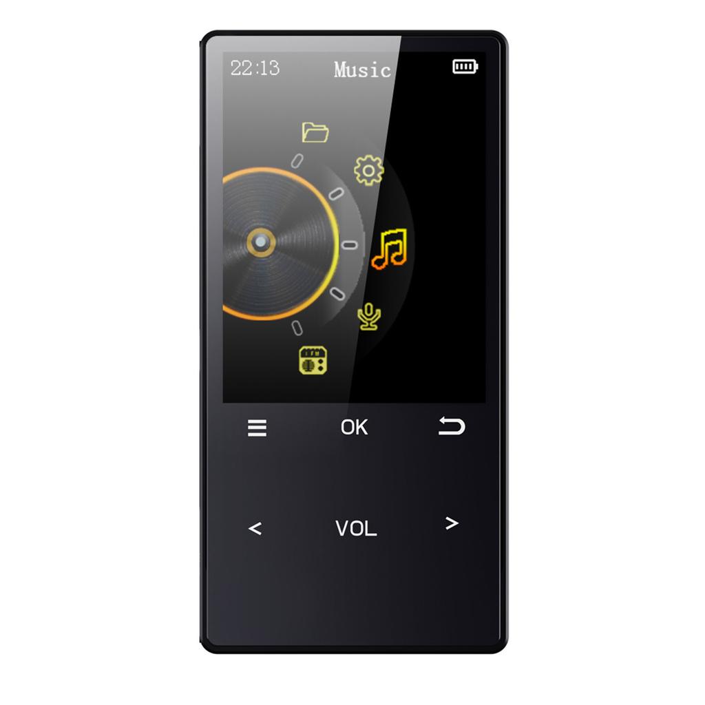HIFI Müzik Çalar MP3 Çalar BT FM ile 128GB Genişletilebilir Hafıza 2,4 İnç Ekran HiFi Ses Kalitesi Dahili 1500mAh