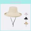 Polyester Wide Brim Sun Hat For Women With Sun Protection And Breathability Perfect For Spring And Summer Outdoor Activities