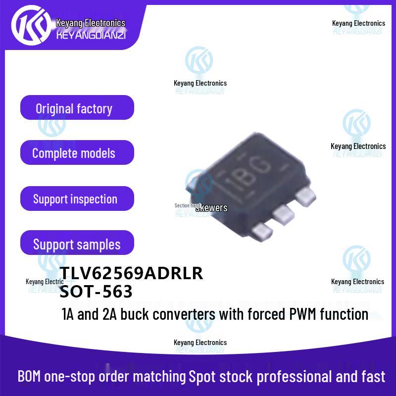 

TLV62569ADRLR SOT-563: 1A/2A Step-Down Converter Chip with PWM Function
