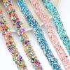 Self-Adhesive Rhinestone Strip for DIY Accessories: Resin Drill Clothing Ornaments with Hot Fix Technology